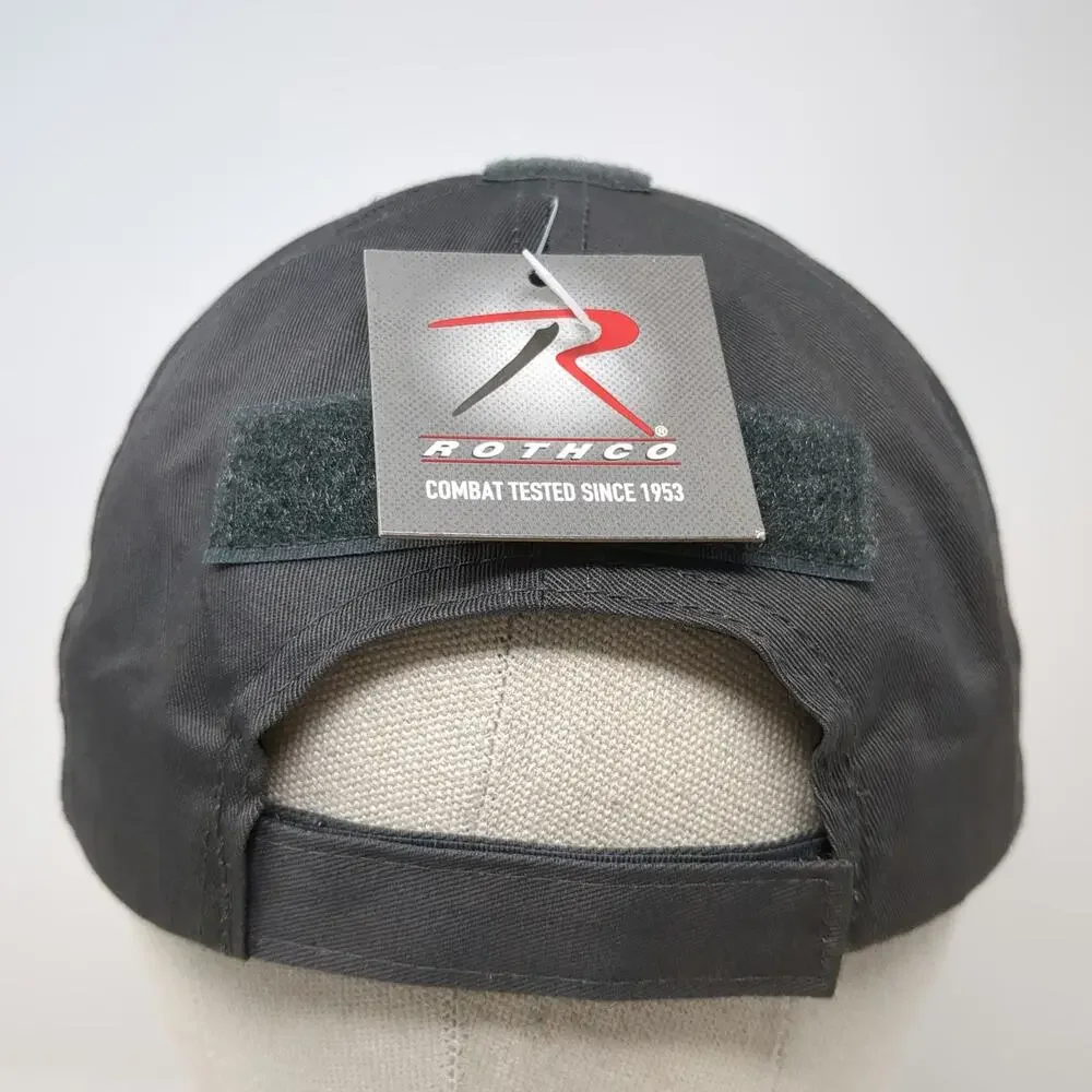 Rothco Baseball Cap Gray One Size Hook Loop Tactical Patch Adjustable Hat